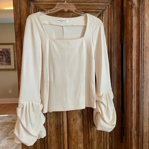 Off white Amanda Uprichard top